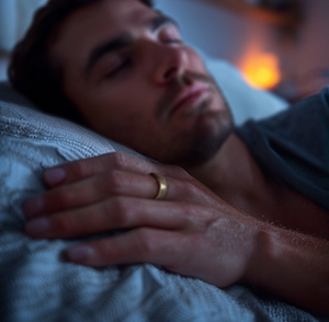 Meridian Titanium Alloy Helio Smart Ring.